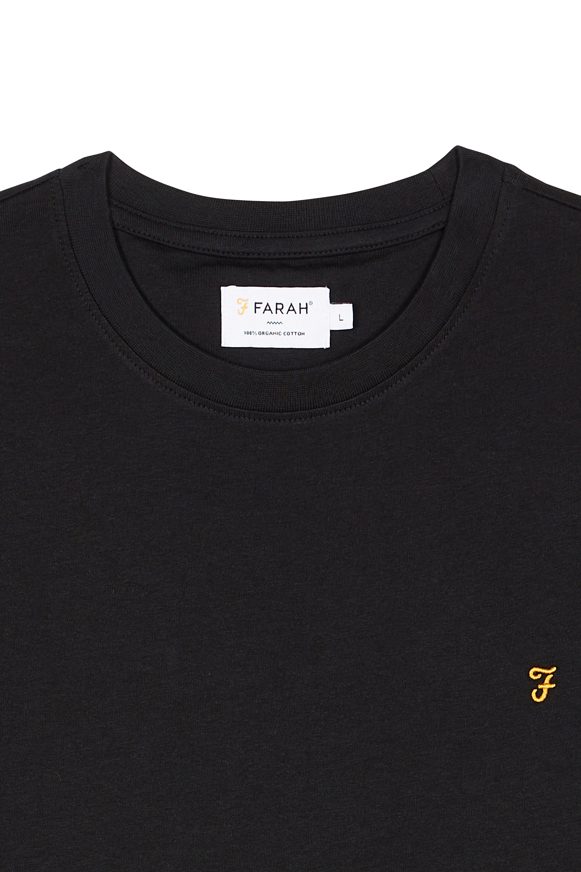 FARAH T-shirt DANNY REG SS TEE Noir