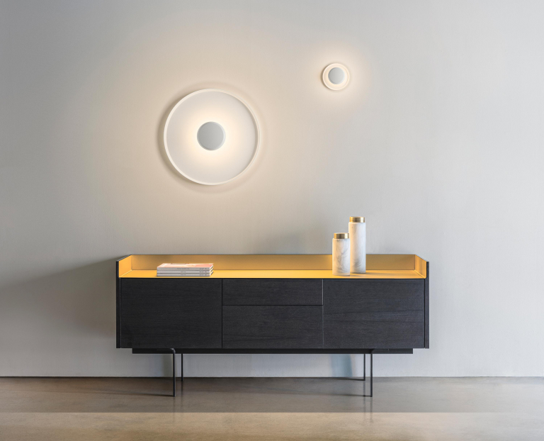 Vibia Top 1154 wandlamp LED Ø17 White