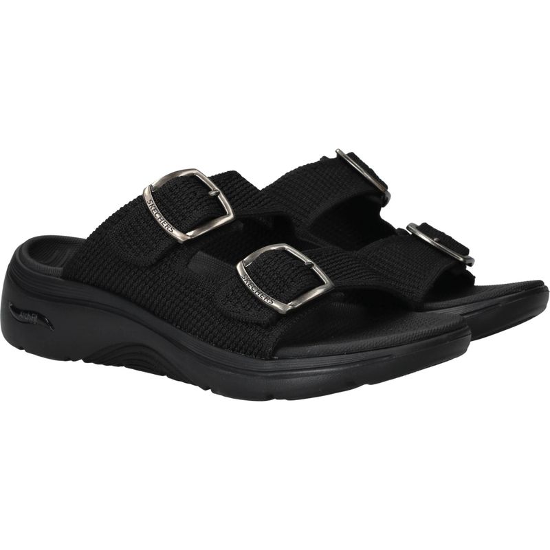 Skechers Go Walk Arch Fit 2.0 - Chloe Slippers Zwart Dames
