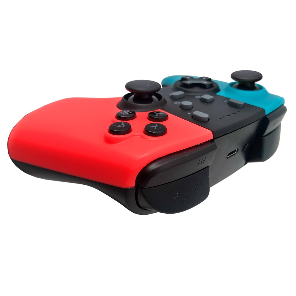 Kabelloser Wireless Bluetooth Game Controller kompatibel für Nintendo Switch / Switch 2 / OLED - Blau / Rot