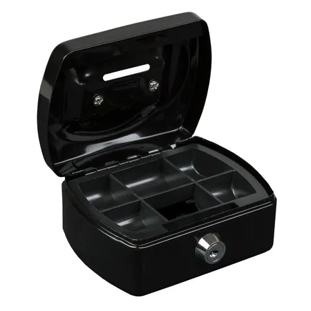 Idena Geldkassette Mini, 125 x 95 x 60 mm, schwarz