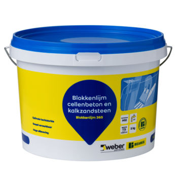 Weber Beamix blokkenlijm cellenbeton en kalkzandsteen 5kg