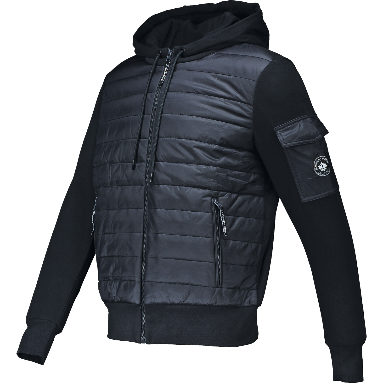 NV Hybrid KapJacke Hr., schwarz, XL