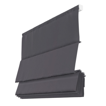 Vouwgordijn Durk 4550 dark grey