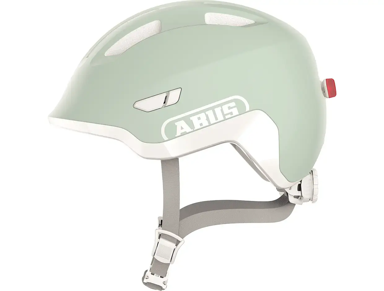 Abus Smiley 3.0 ACE LED Kinder Fietshelm Mintgroen