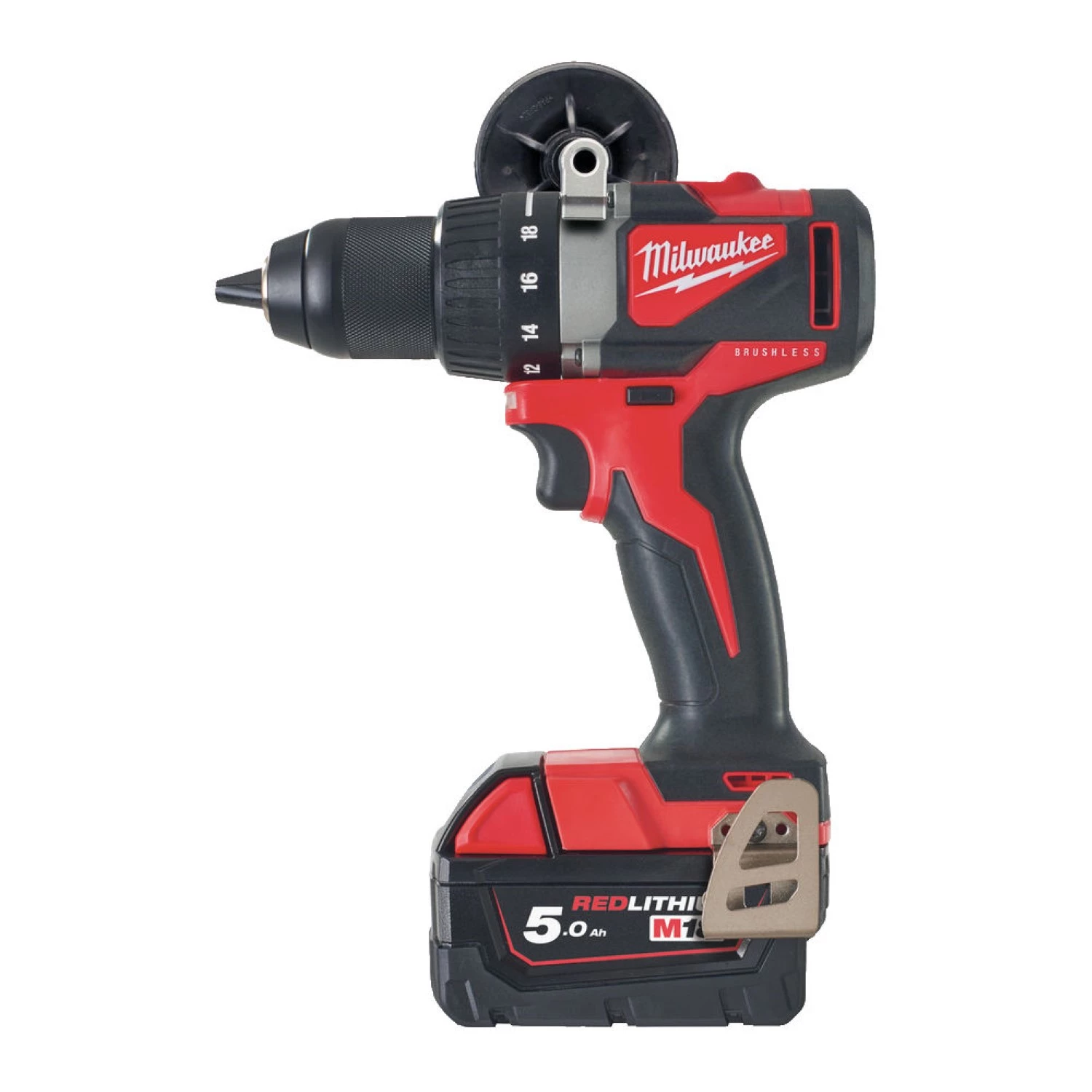Milwaukee M18 BLDD2-0X 18V Li-Ion accu schroefboormachine body in HD-box - koolborstelloos - 82Nm