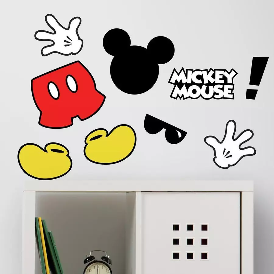 Room Mates  Mickey Maus Symbole Mehrfarbig