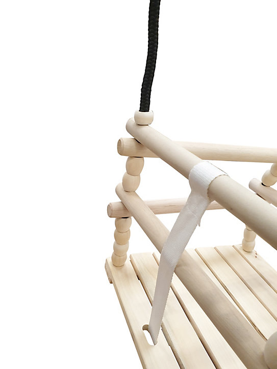Balançoire bébé en bois Soulet 1,95m à 2,35m