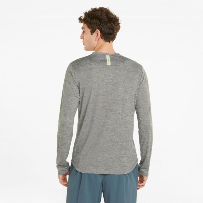 Puma Herre Mellemlag Run Long Sleeve Tee Grå