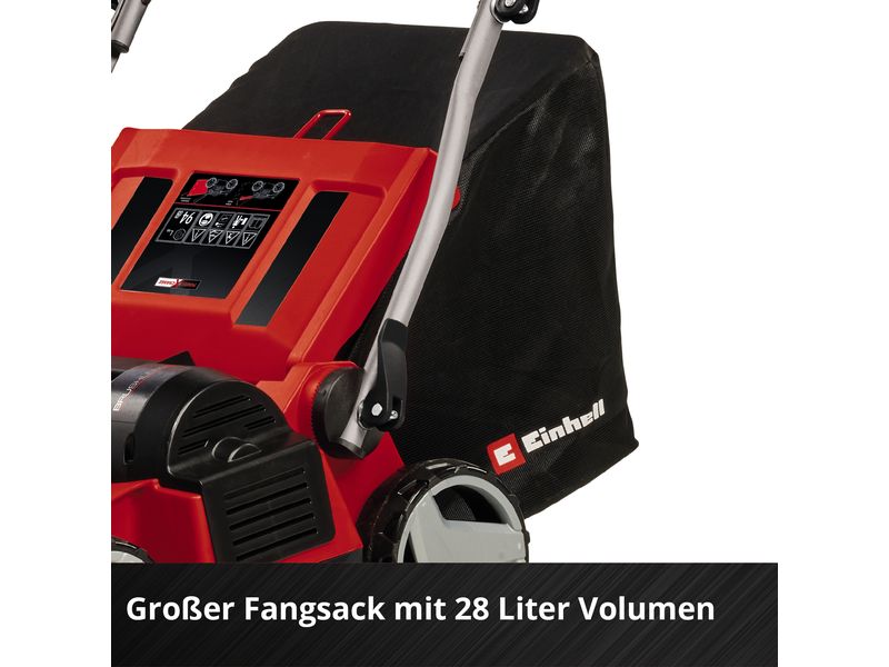 Einhell Akku-Vertikutierer-Lüfter, GE-SA 36/35 Li-Solo Perfekte Rasenpflege ohne Kabel
