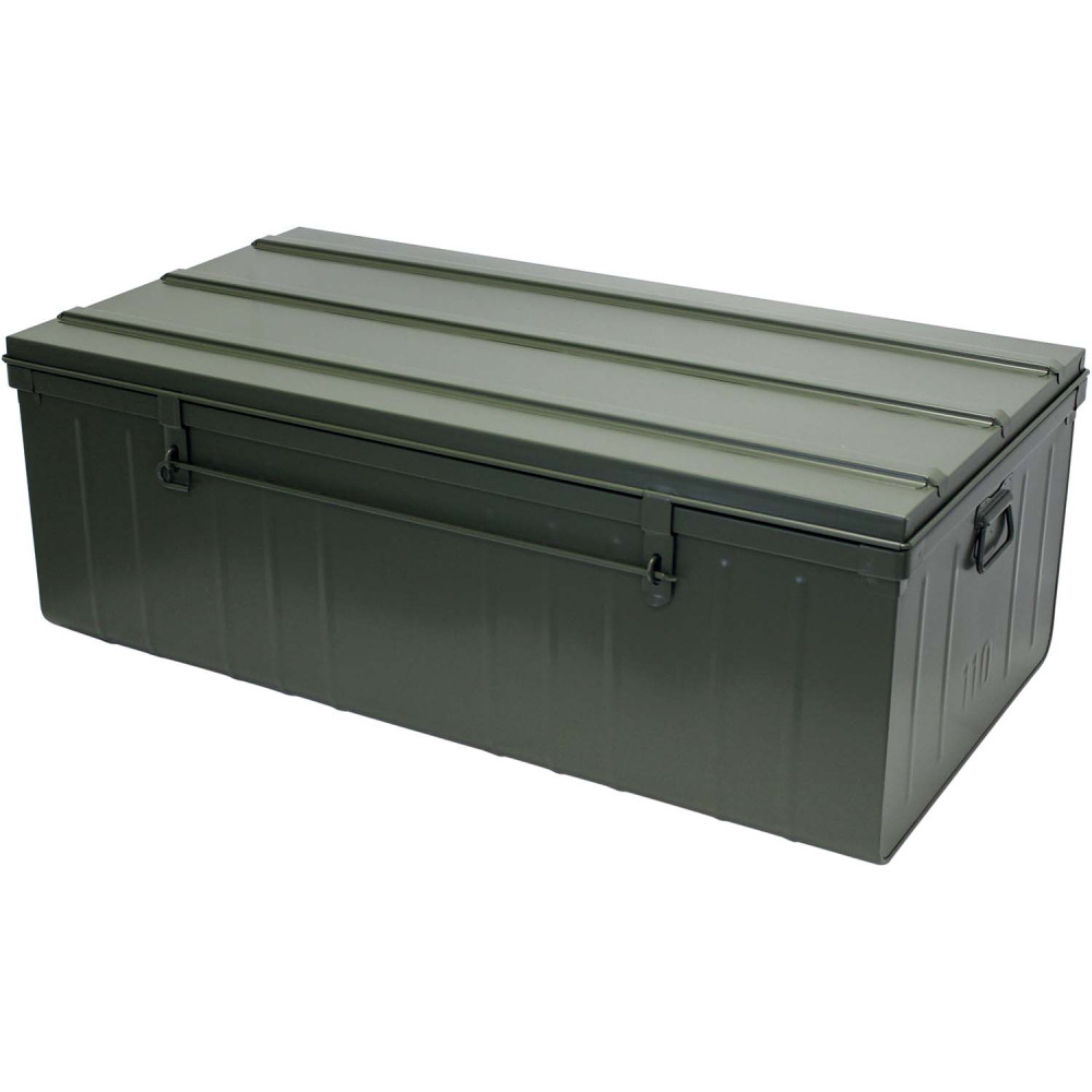Cantine de rangement en acier premium 110 cm kaki 225 l