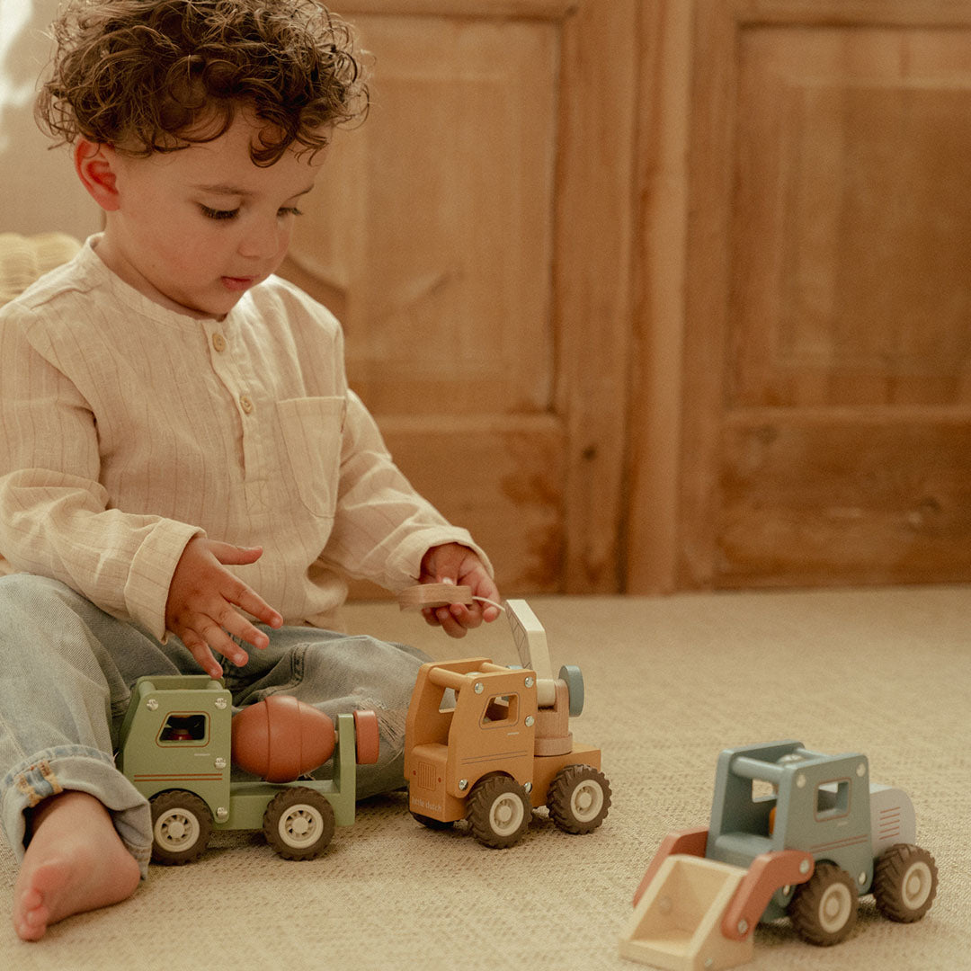 little dutch graafmachine met graafmachinist