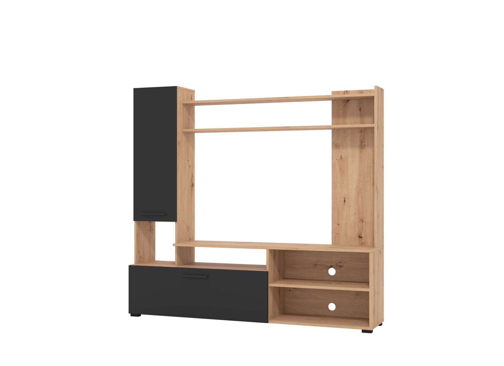INOSIGN Wohnwand »Braga Wohnwand, Mediawand, Anbauwand, für TV bis 60', Breite 169 cm« Komplett-Set, 3 Stk. tlg.