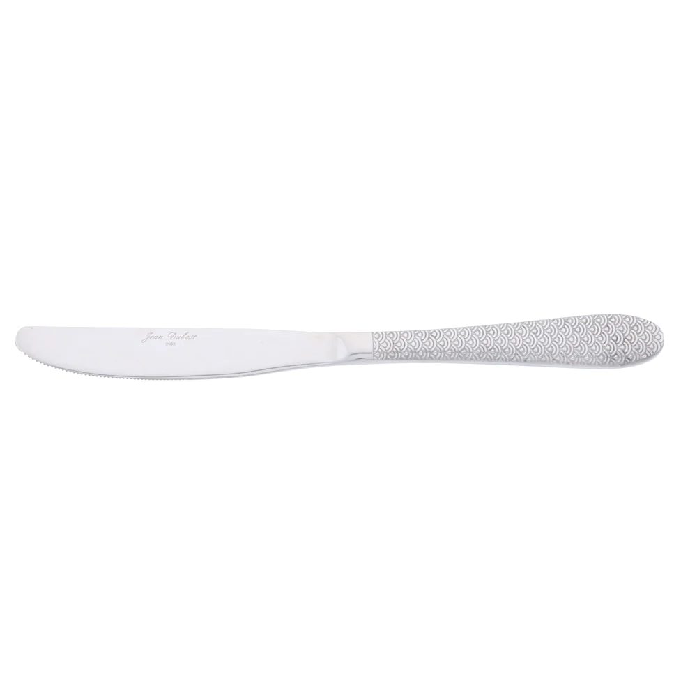 Couteau de table monobloc Flower inox (lot de 6) Jean Dubost