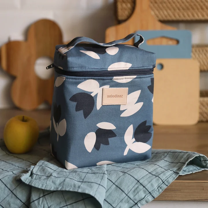 Nobodinoz - Hyde Park Lunch Bag, green checks