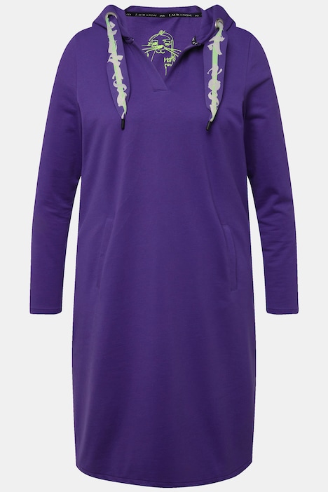 Sweatkleid, Kapuze, OEKO-TEX