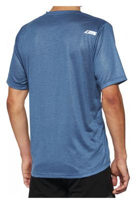 Maillot Manches Courtes 100% Airmatic Mesh Slate Bleu