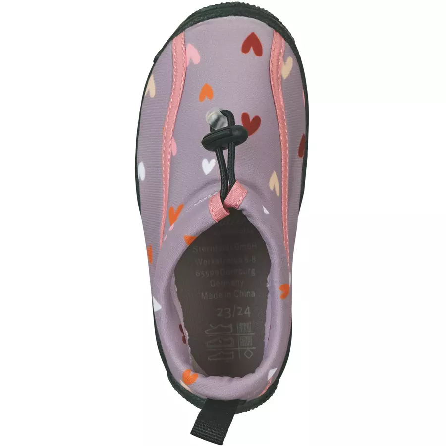 Sterntaler Aquaschuh Herz lila
