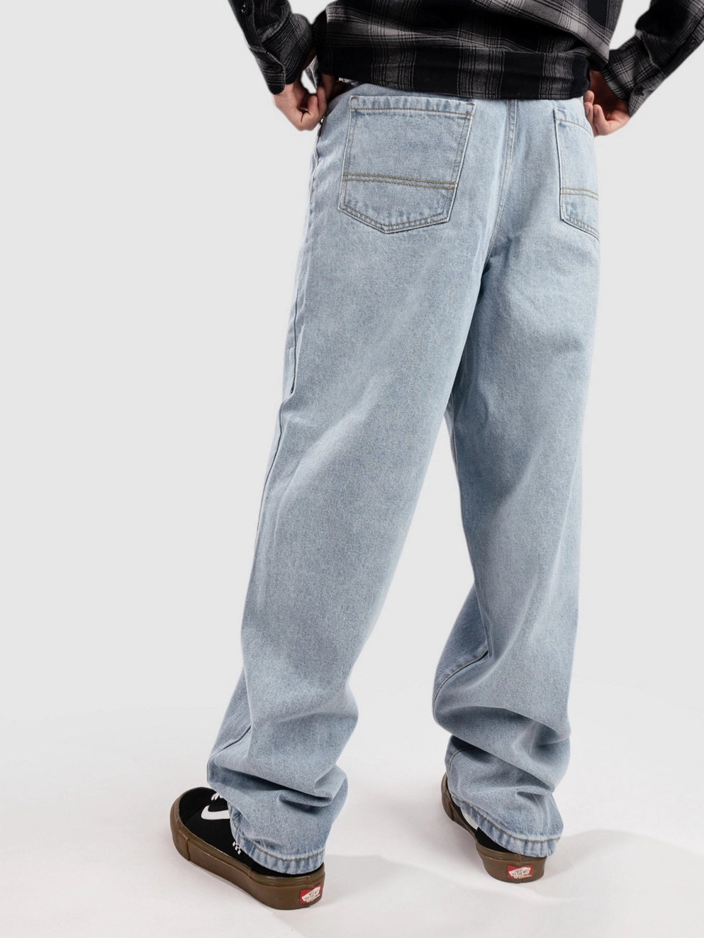 Urban Classics Heavy Ounce Baggy Jeans new lightblue washed