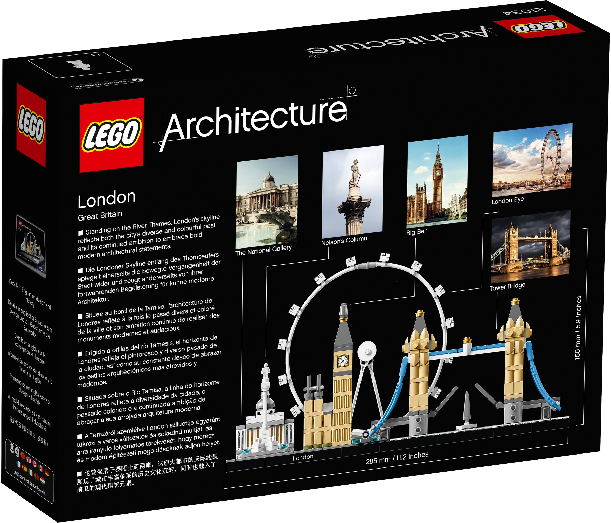 LEGO® Konstruktionsspielsteine »London (21034),  LEGO® Architecture« Made in Europe