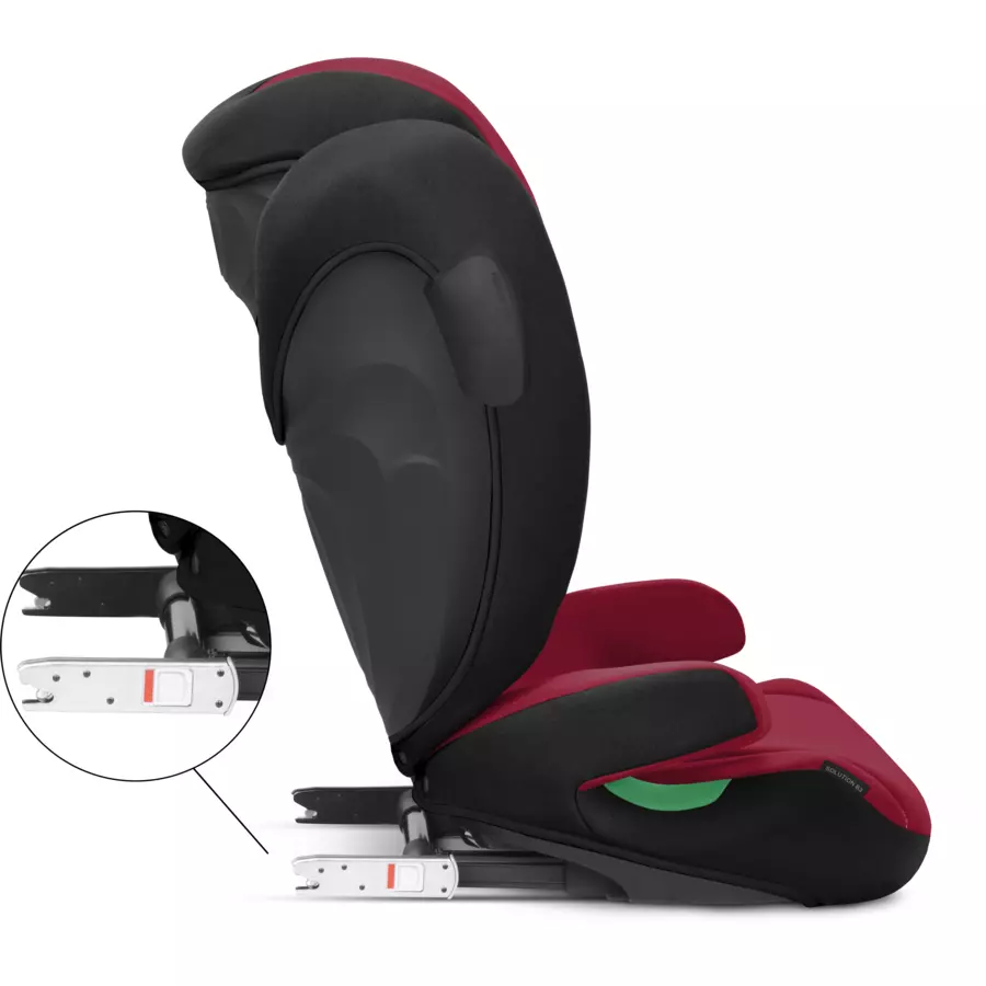 cybex Silver Kindersitz Solution B3 I-Fix Dynamic Red
