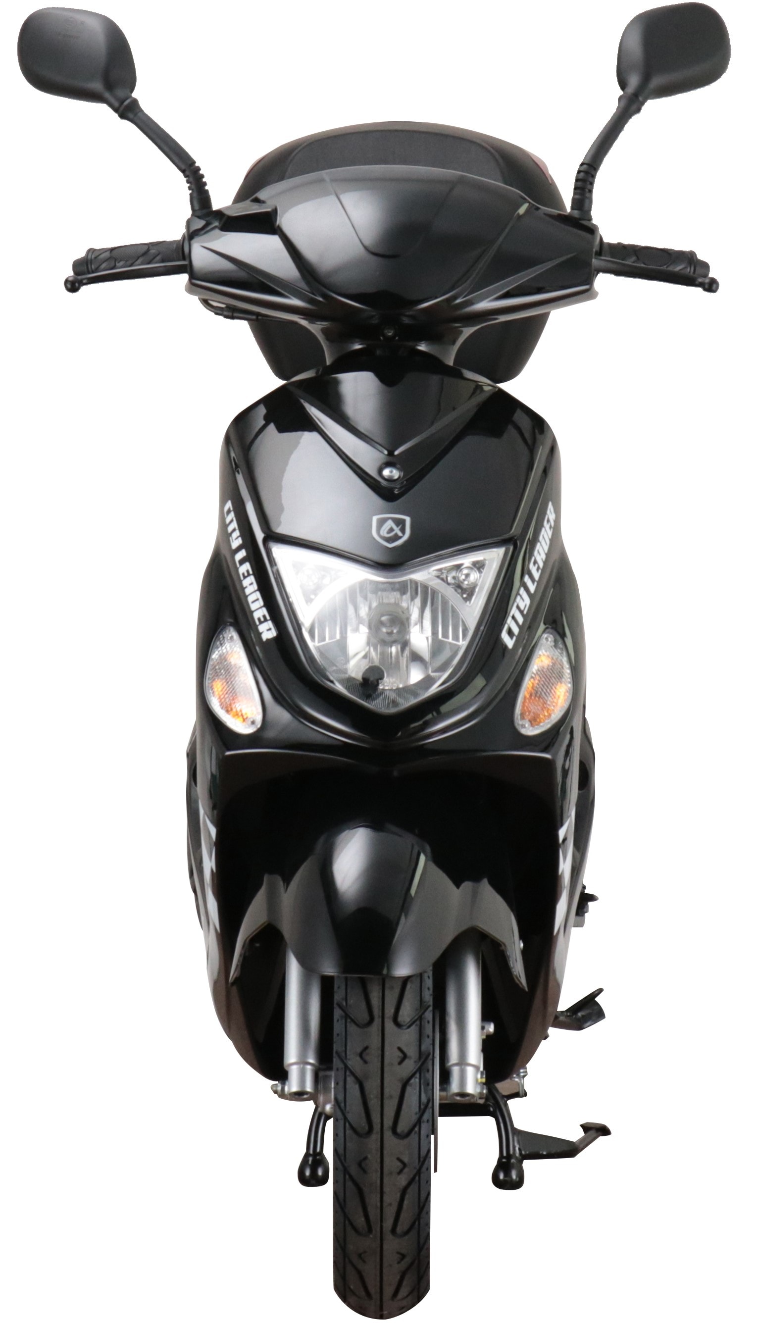 Alpha Motors Motorroller CityLeader 50 ccm 45 kmh EURO 5 schwarz inkl. Topcase