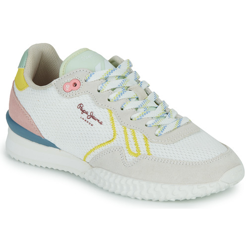 Pepe jeans - HOLLAND MESH W - Blanc / Beige / Rose