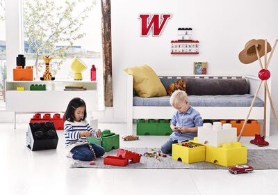 LEGO Skrivebordsskuff 4, Blå
