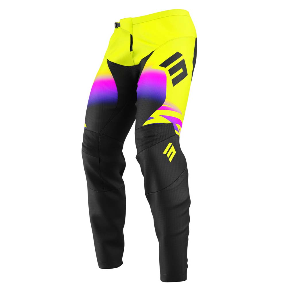 Shot - Pantalon Devo X-Trem Noir / Jaune fluo / Rose