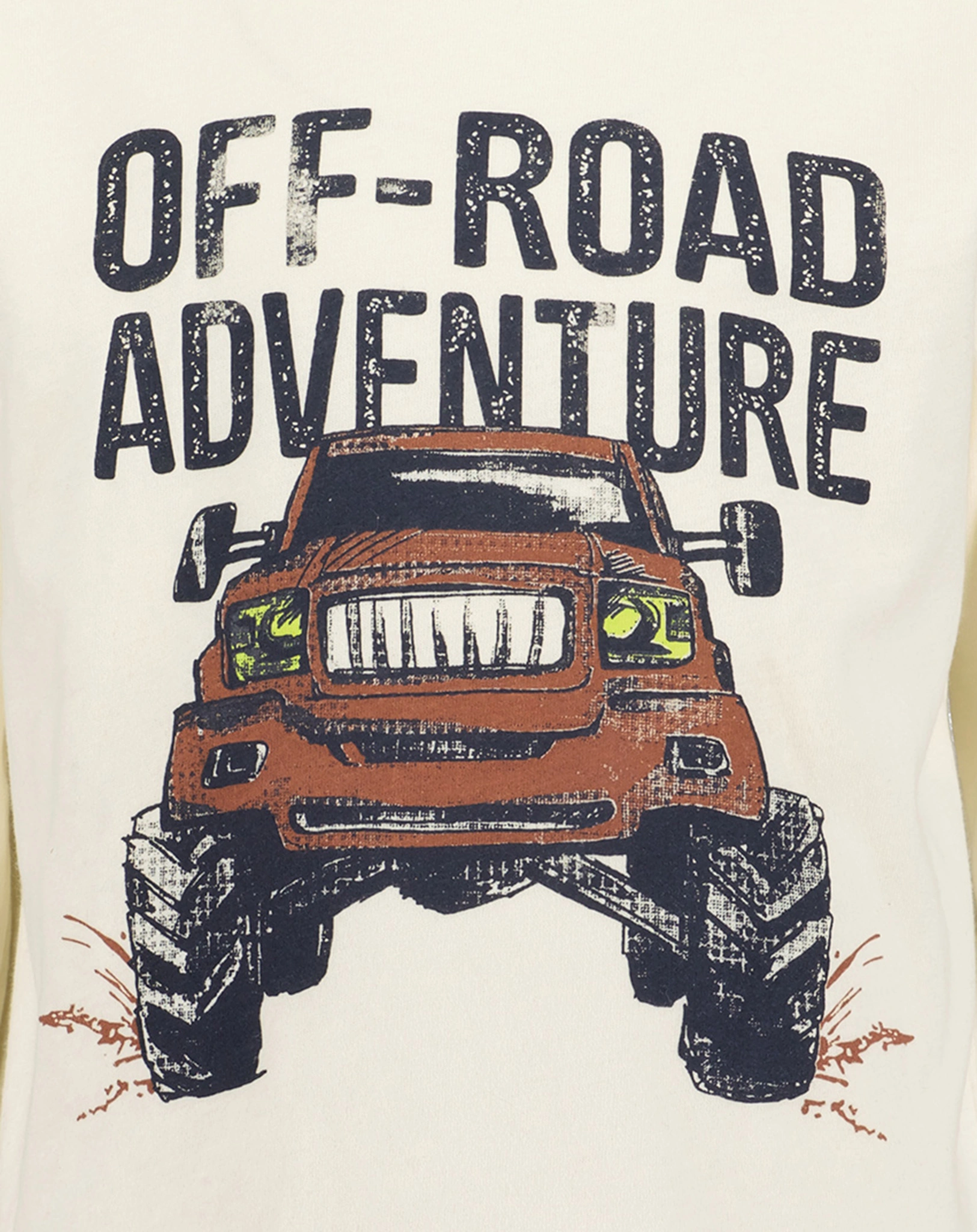 Langarmshirt OFF-ROAD ADVENTURE in offwhite