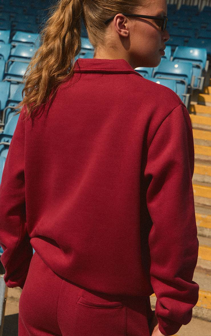 Rouge Sweat-shirt Polo Prettylittlething