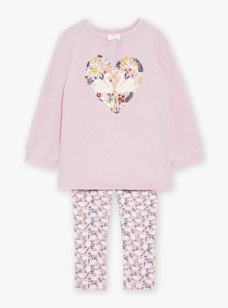 Pyjama lilas en jersey