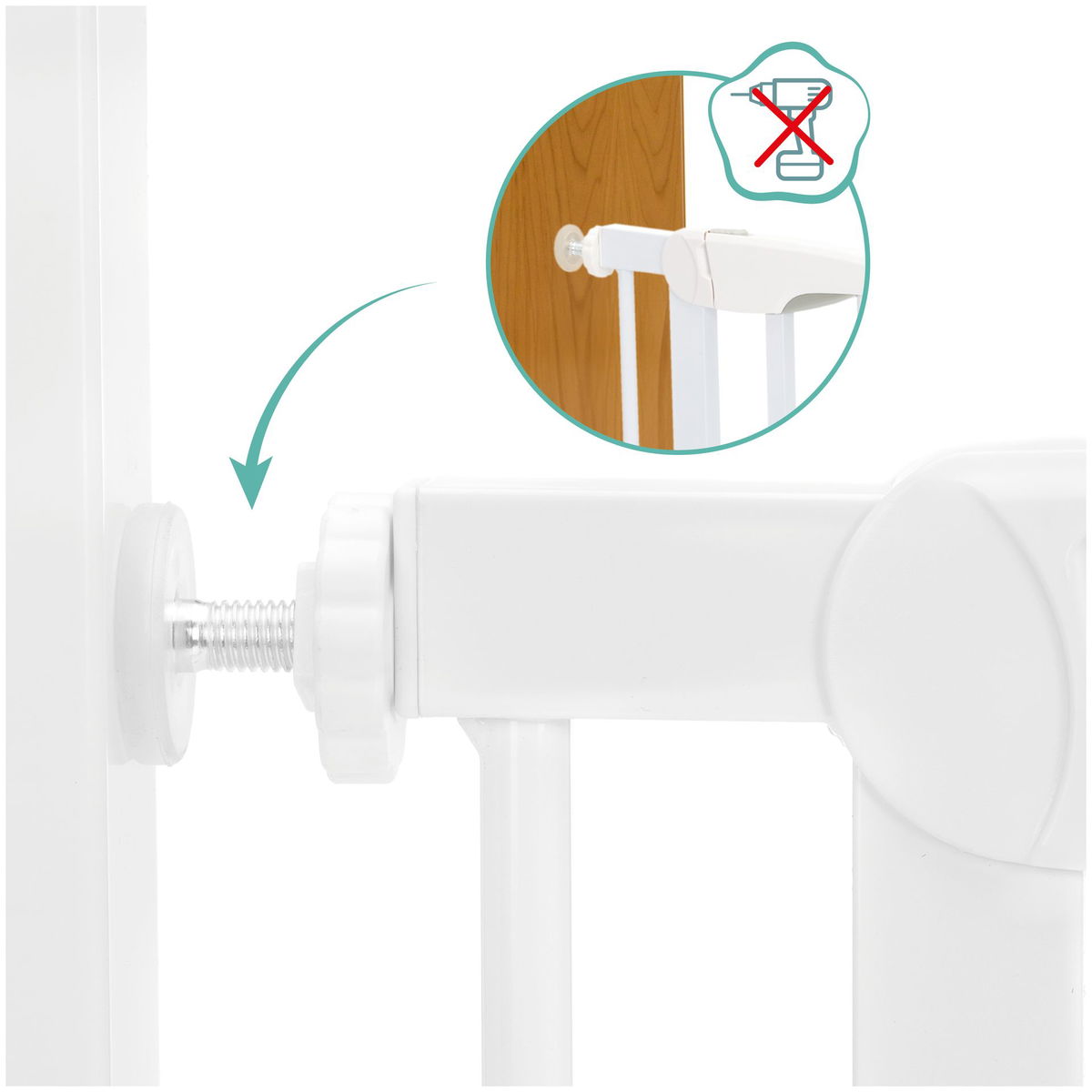fillikidfillikid   Türschutzgitter Autoclose weiss