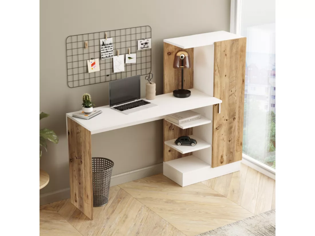 Bureau design avec rangements TEHDA