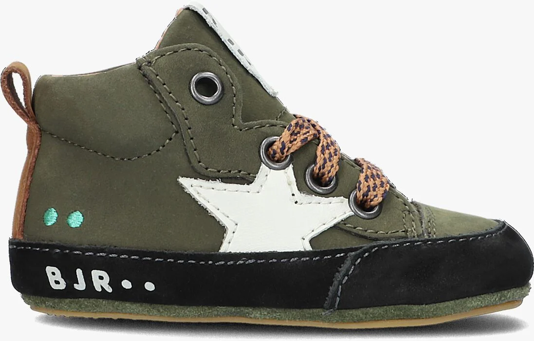 BUNNIESJR groene bunniesjr lage sneakers zilke zacht