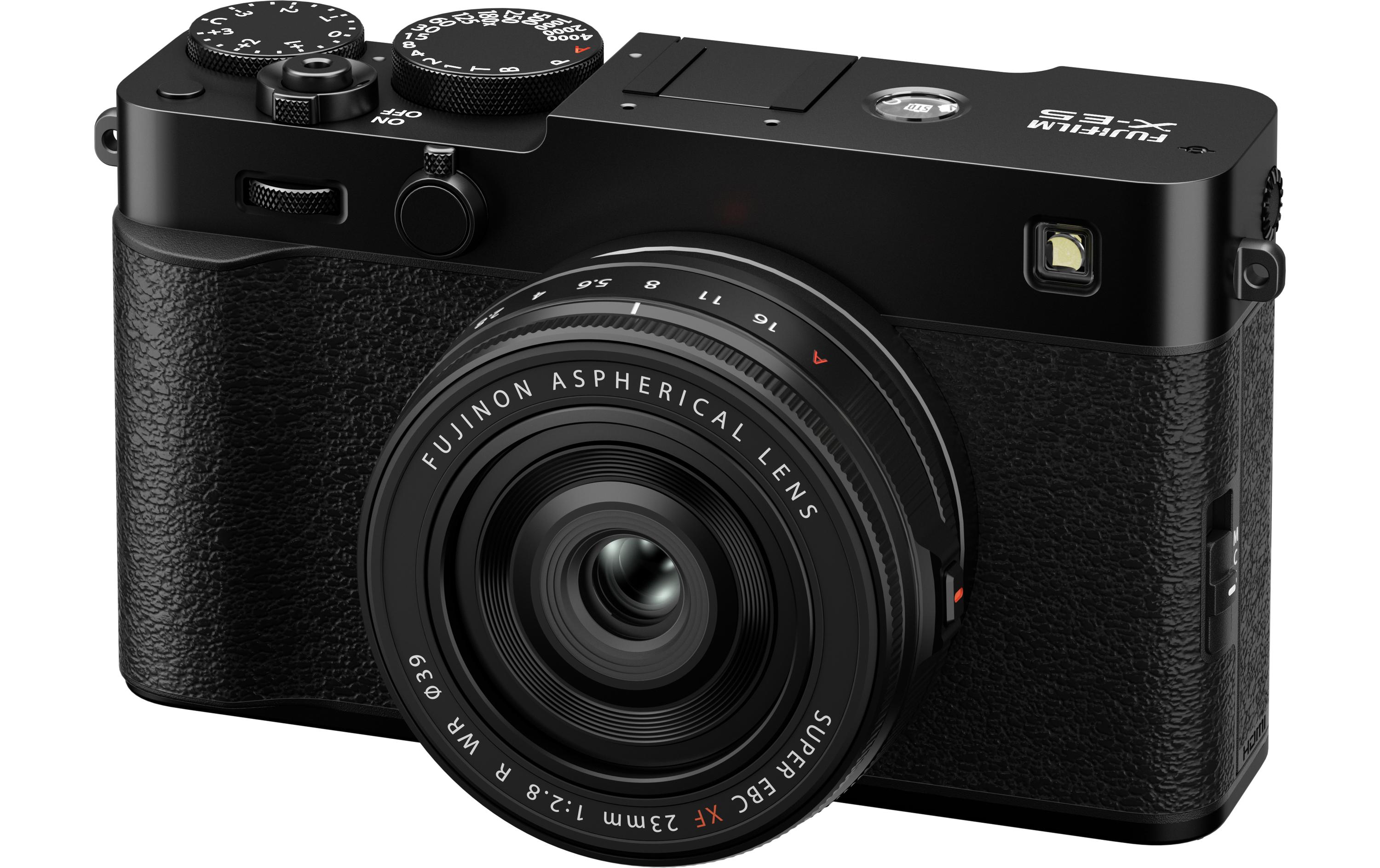 X-E5 XF 23mm F/2.8 Kit Schwarz<br>Spiegellose Digitalkamera mit einem leichten, kompakten Gehäuse mit Objektiv