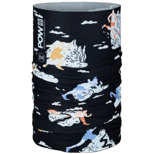 Bandeau cache cou randonnée BUFF COOLNET UV POW RUNNERS POW RUNNERS IN MOTION BLACK