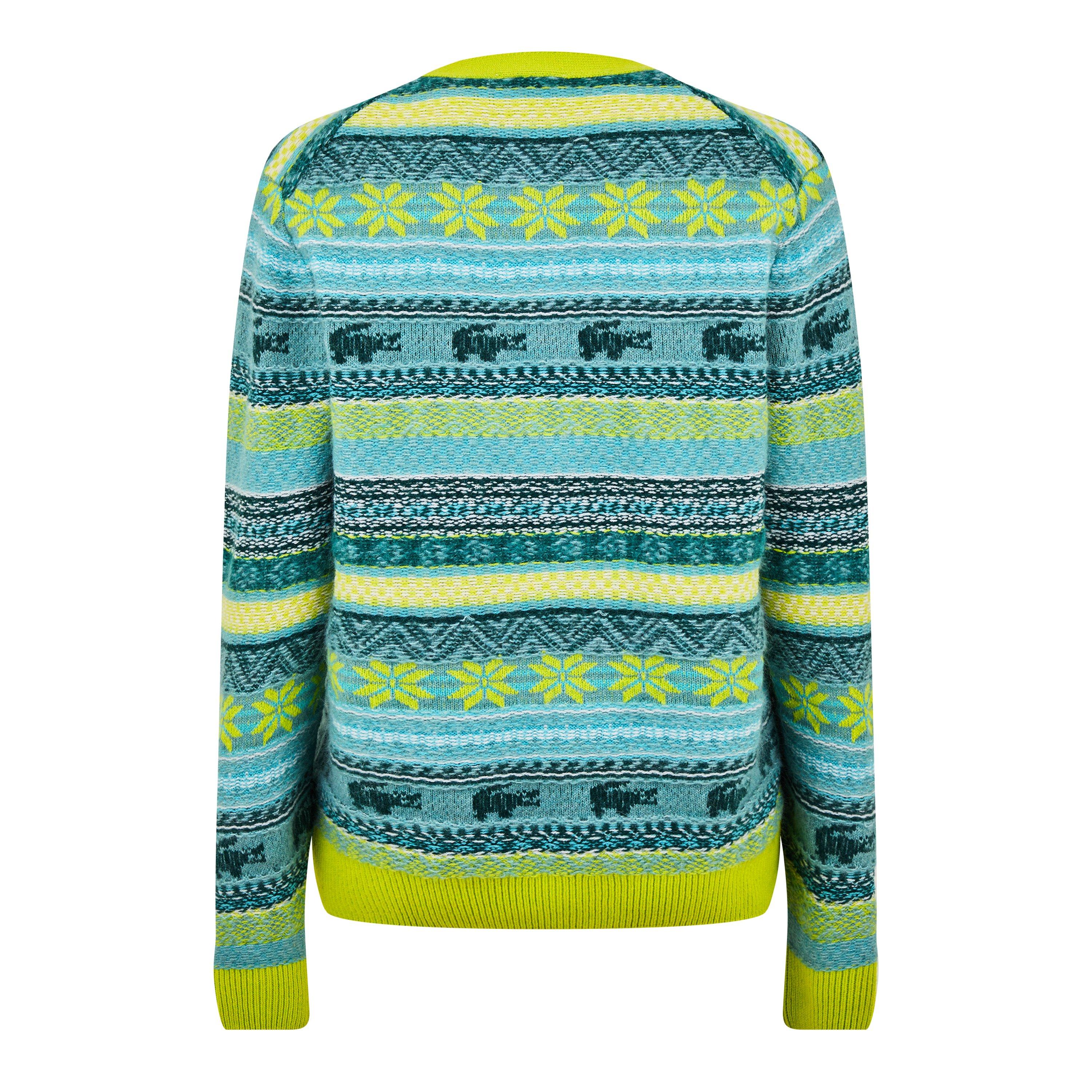Lacoste Blend Fair Isle Cardigan