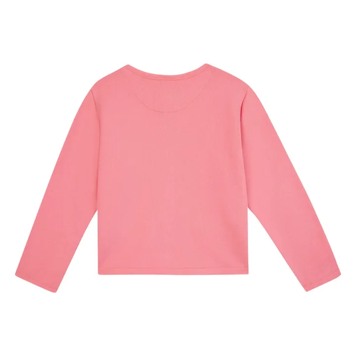 Bonton Cardigan Sœur Coton Bio | Rose