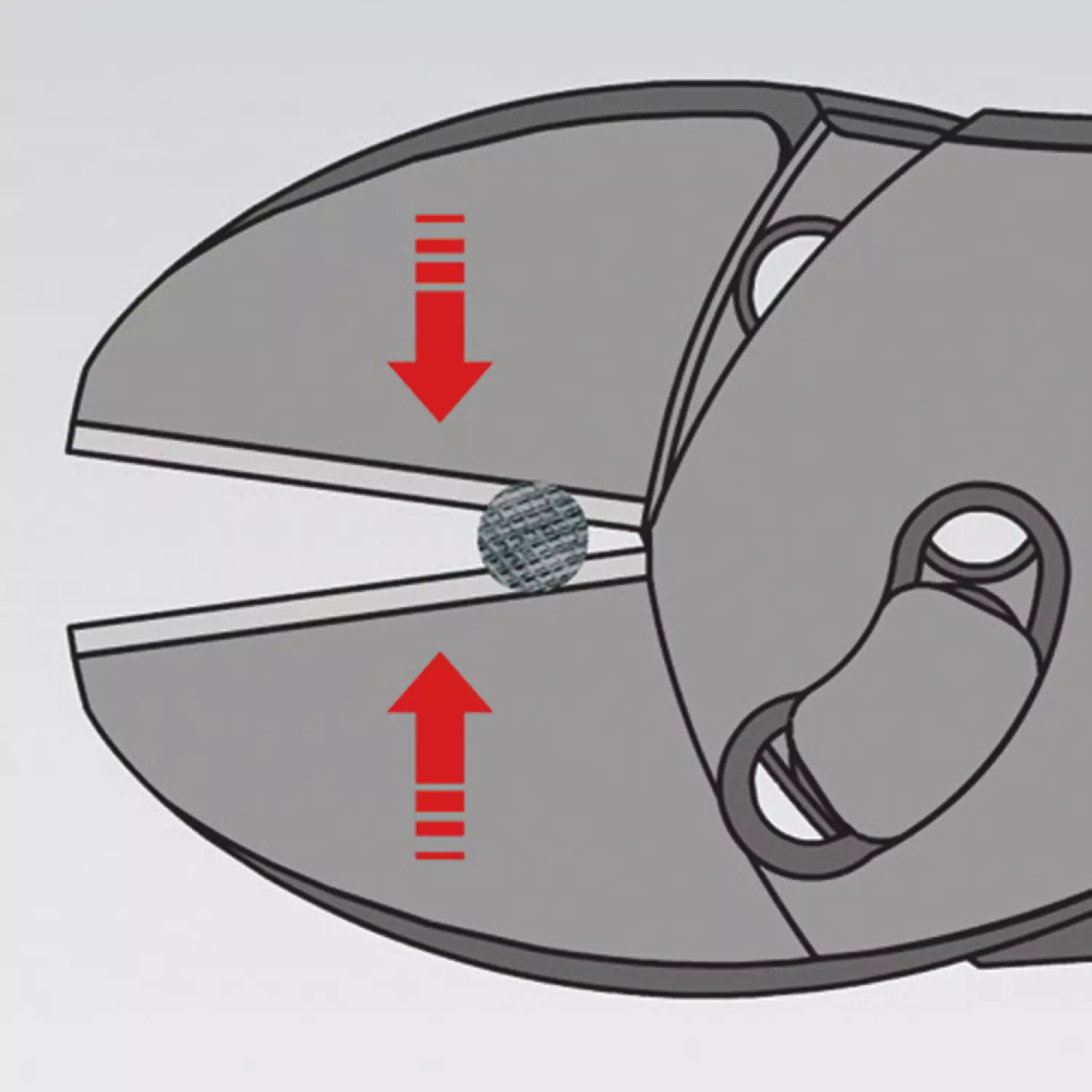 Knipex 7371180 TwinForce Kracht Zijsnijtang - 180mm