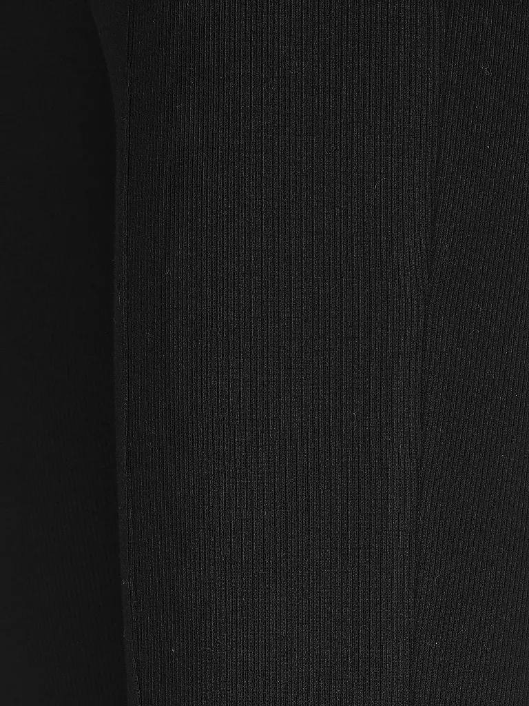 TOMMY JEANS Hose Bootcut TJW SLIT BADGE FLARE LEGGINGS schwarz