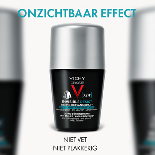 Vichy Homme 72H Invisible Resist Detranspirant 0% Alcohol 50ML