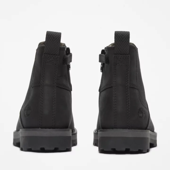 Chelsea boots Courma junior en noir