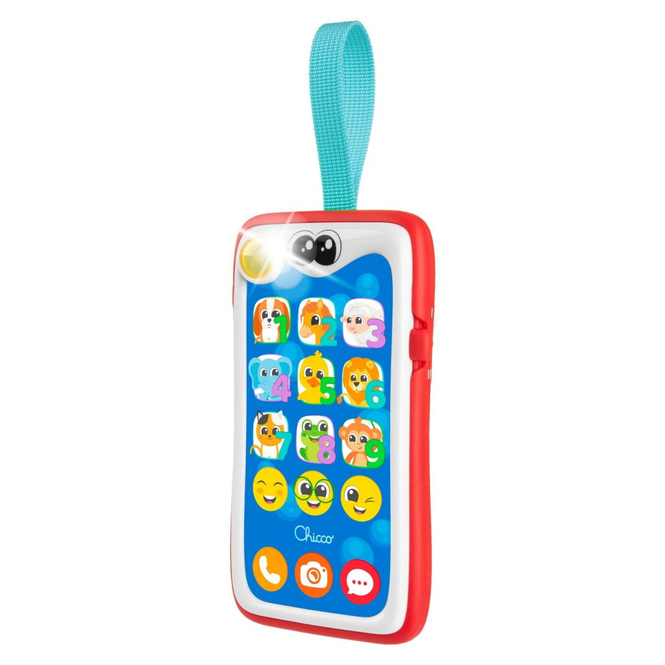 Smiley Smartphone - 2 Sprachen - Deutsch - Englisch