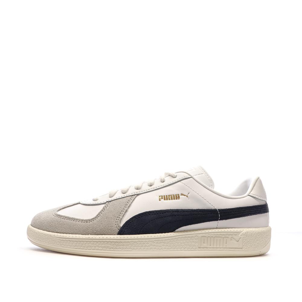 Puma Baskets Blanches/Grises/Noires Homme Puma Army Trainer