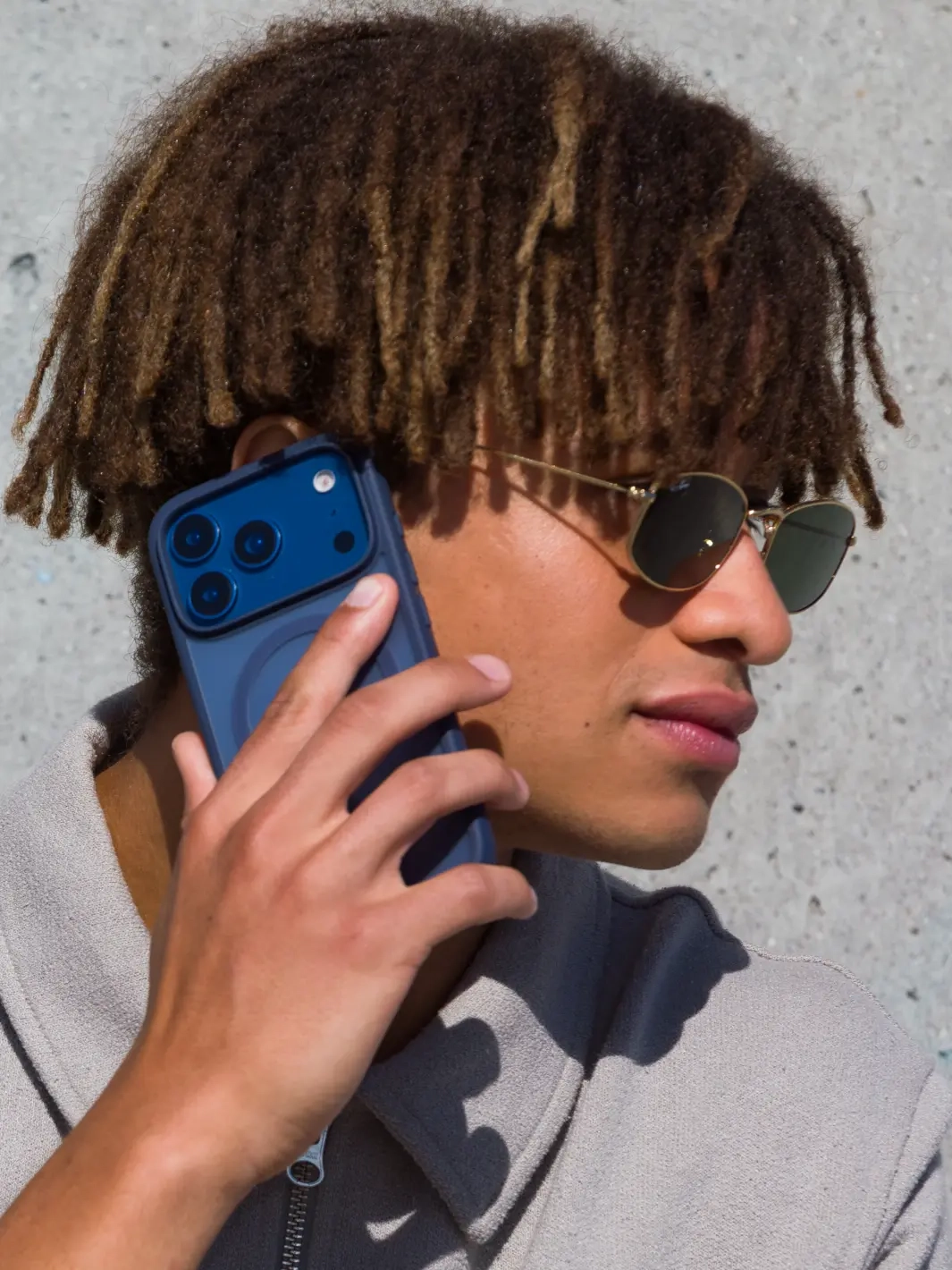 iPhone 17 Pro Max MagSafe Gummi Schutzhülle Grenen Biologisch Abbaubar (GN69TI006732) - Blau