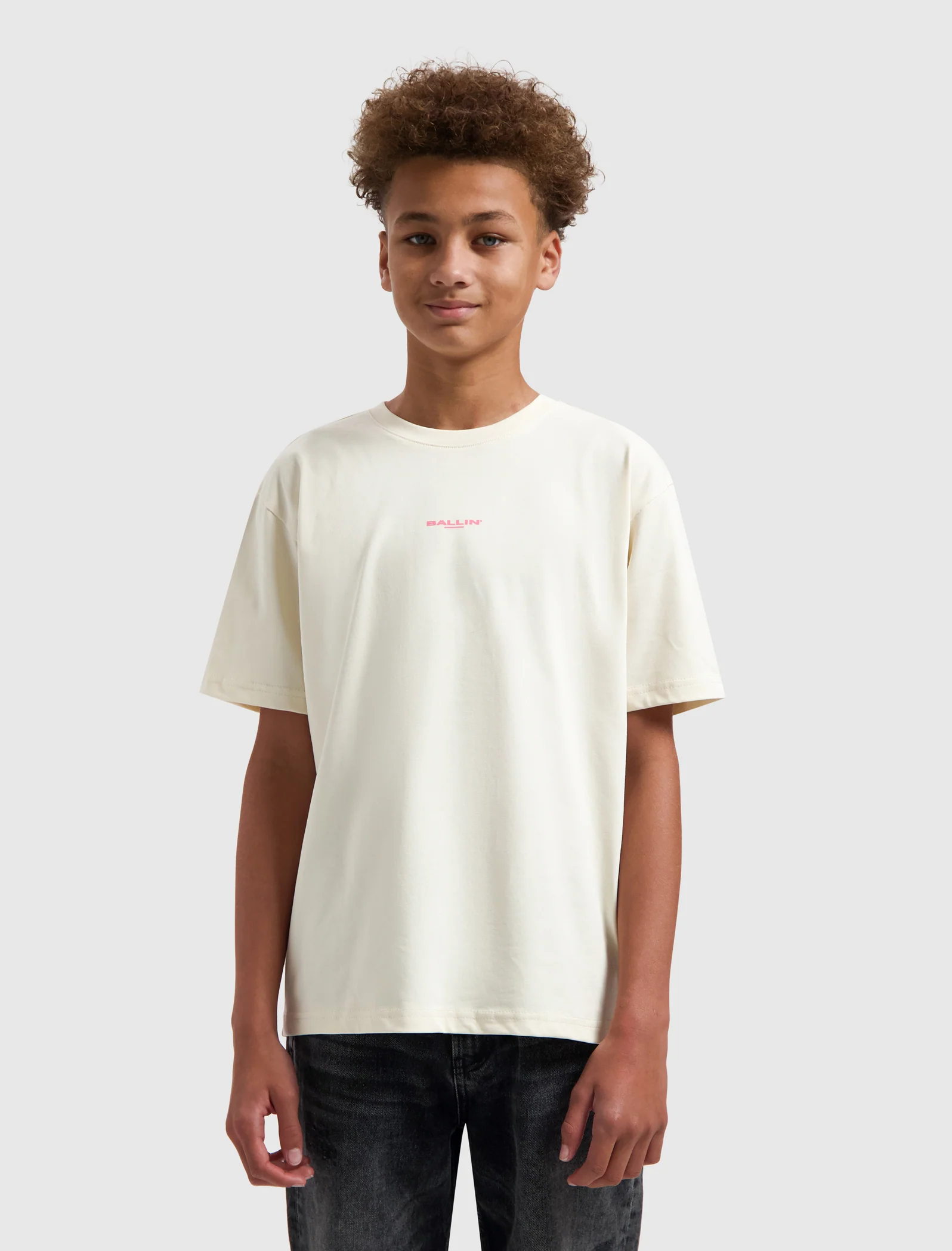 Ballin Amsterdam Paradise House T-Shirt Kids Beige