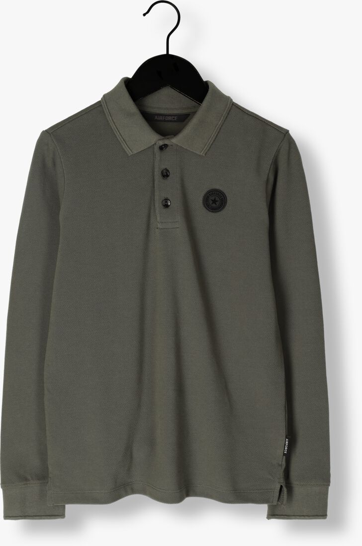 AIRFORCE grijze airforce polo geb0941