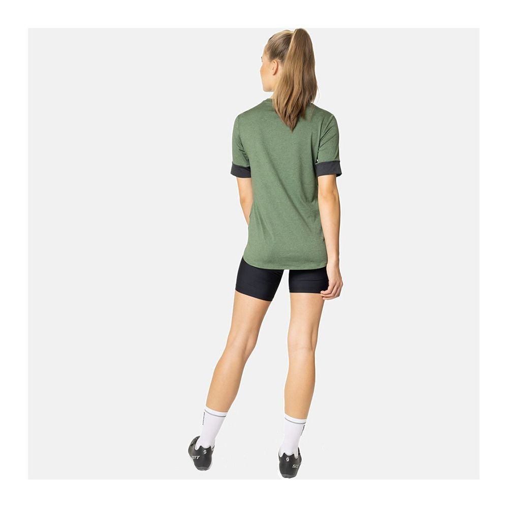 Odlo RIDE 365 - Maillot Femme loden frost melange/black melange