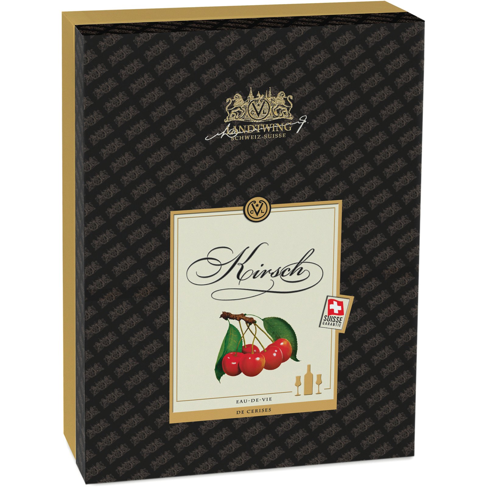 Landtwing Kirsch mit 2 Gläser 70 cl